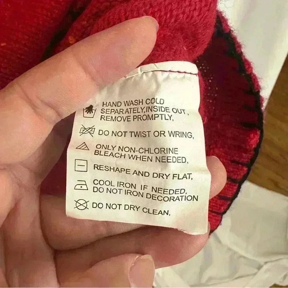 Victoria Jones Vintage Christmas Vest Embroidered Patches Wool Blend Womens 1X - Picture 8 of 10